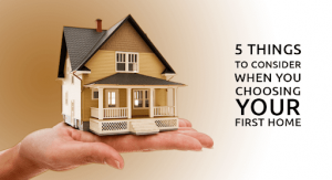5 things for first time homebuyers